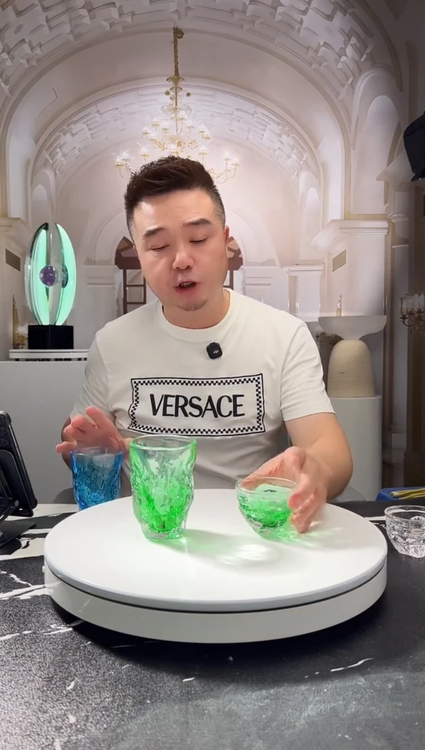 茶宠巴比特美学 一组冰川纹高款加矮款