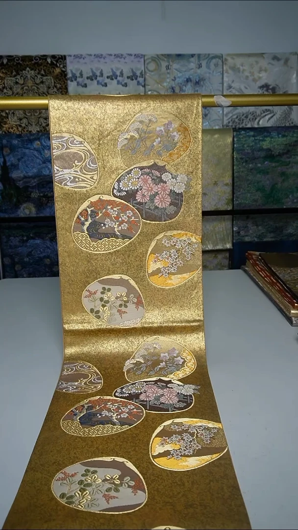 织绣织锦24花卉。