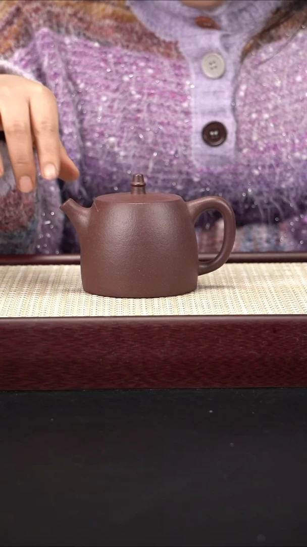 茶壶紫砂底槽青 汉铎