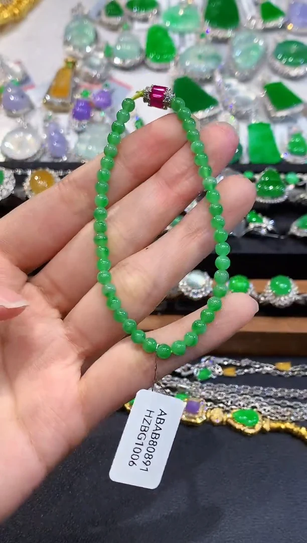未镶嵌手链翡翠多样性发其一