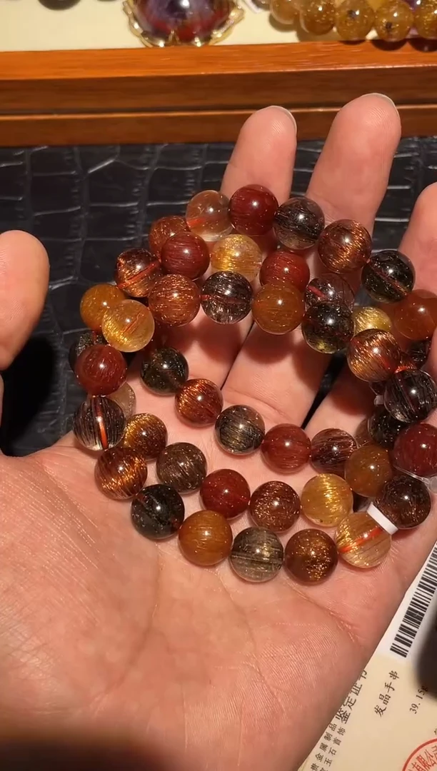 未镶嵌手链水晶彩发单圈A11（多样性发其一）