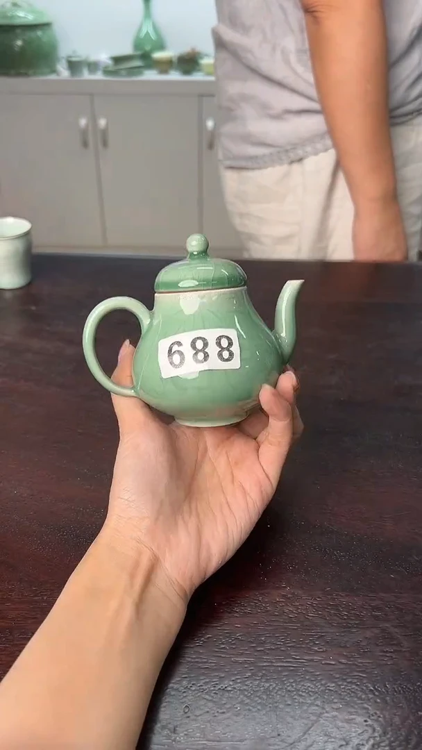 龙泉云间青瓷小米茶器