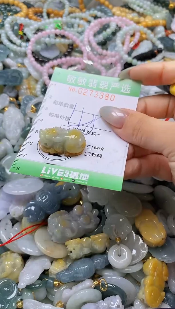 翡翠未镶嵌颈饰闪购0273380