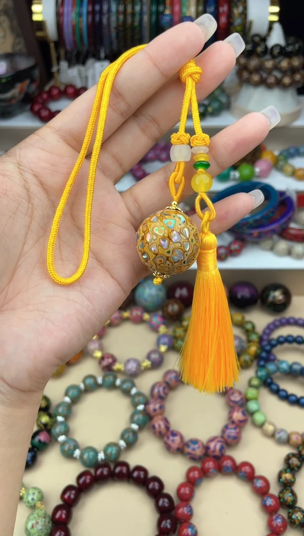 云栖非遗大漆珠2.5挂件