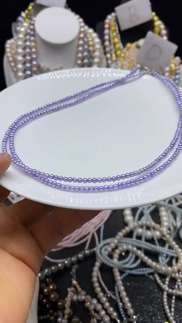 淡水珍珠未镶嵌颈饰多人