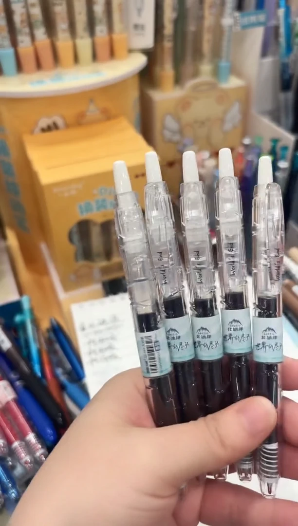 禾硕SZ-992按动直液式中性笔0.5(墨兰)速干--6支