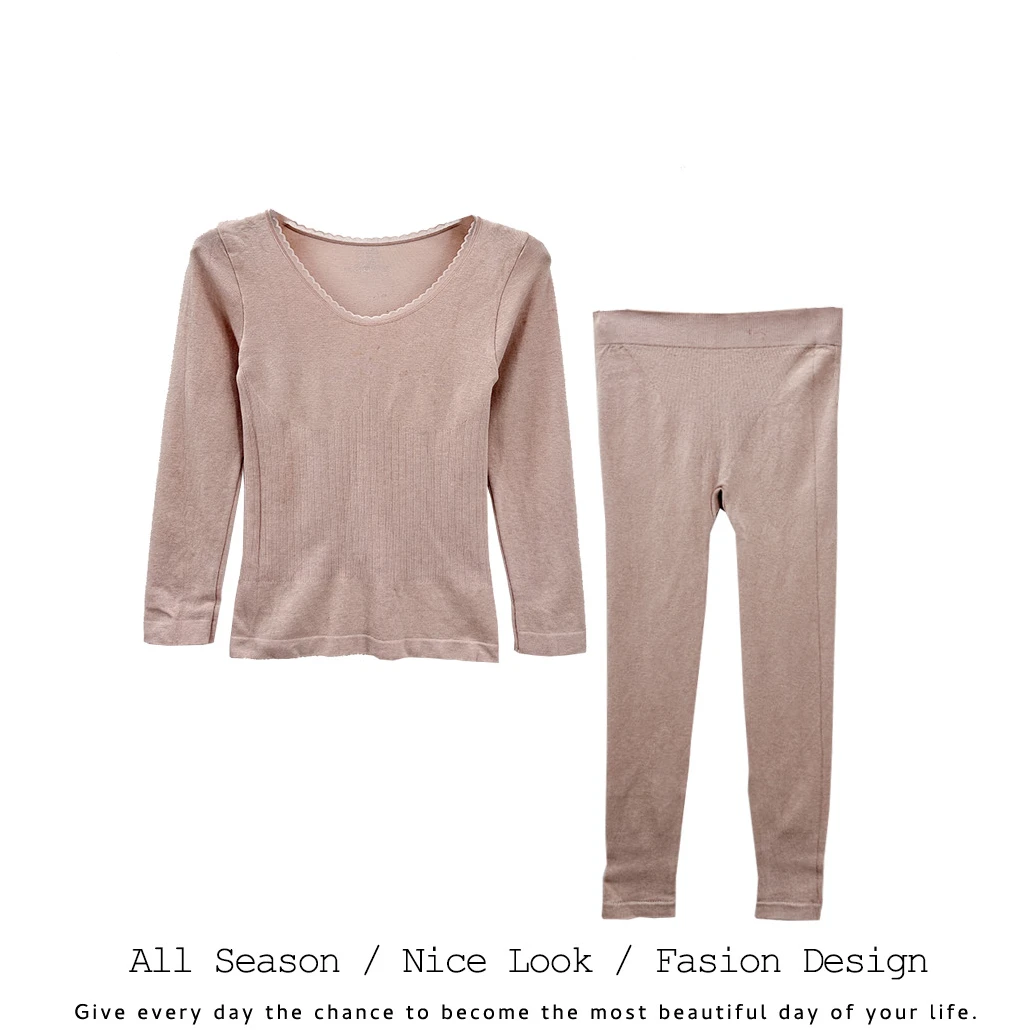 482     时尚中厚紧身修身美体打底套装       款号#026