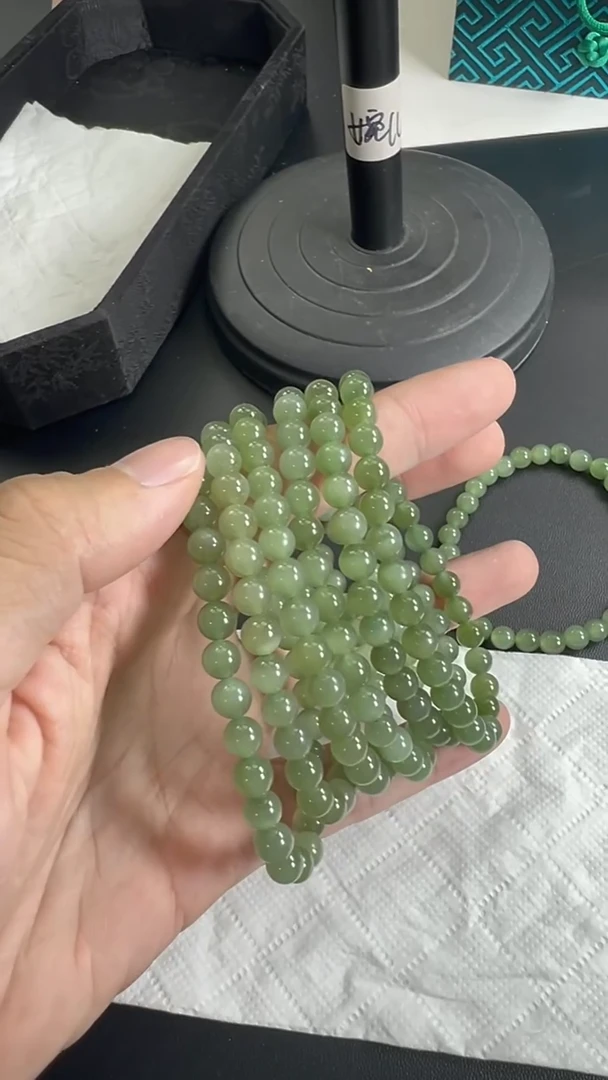 未镶嵌手串和田玉DSD1030049多样性发一