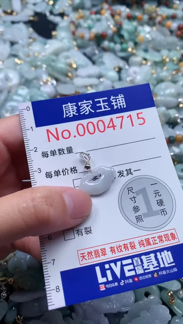 翡翠未镶嵌吊坠(不含链)4715