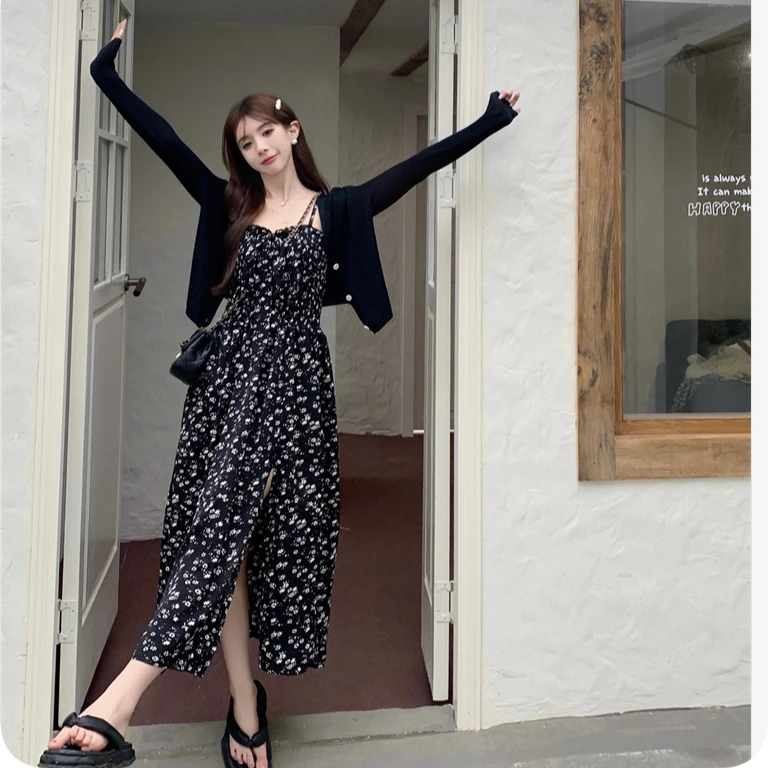 【专柜质量】王炸高档小衫裙子开衫好看时尚套装