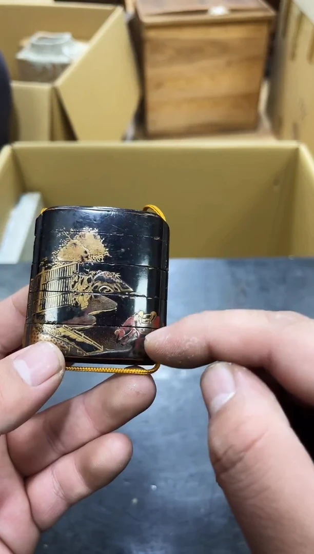 如图所示 阁集工艺品