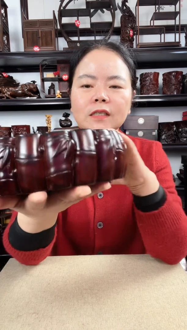 木20竹节圆老李红木工艺品