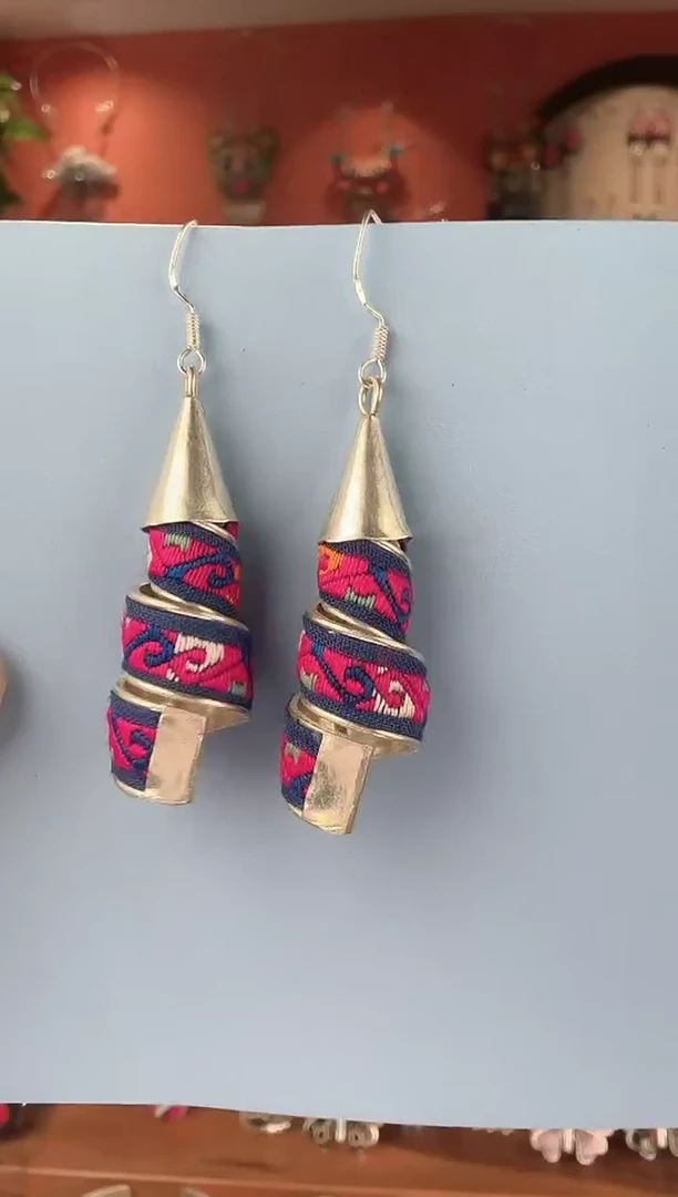 非遗手工刺绣耳环28