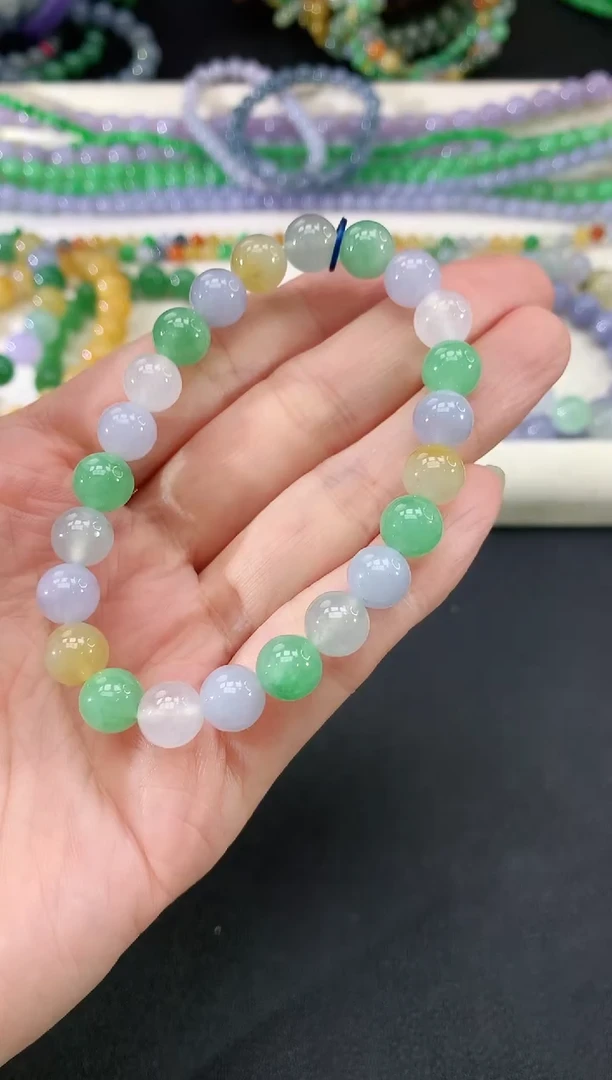 未镶嵌手串翡翠125|3800