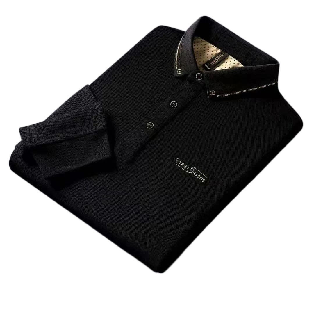 男士黑科技桑蚕丝PoloT恤6888