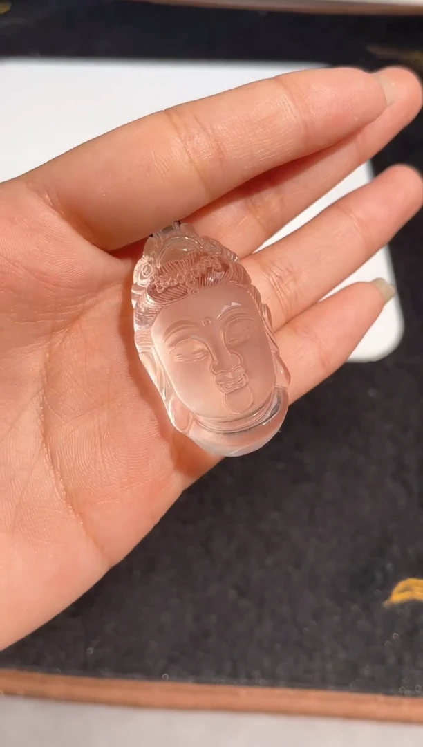 【闪购商品】未镶嵌颈饰水晶白水晶观音吊坠