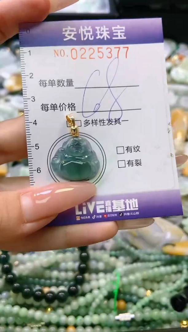 翡翠未镶嵌颈饰闪购0225377