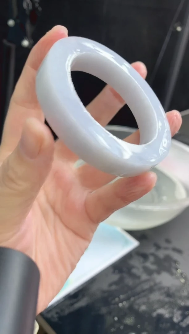 【闪购商品】定制翡翠手镯未镶嵌43 53-60正