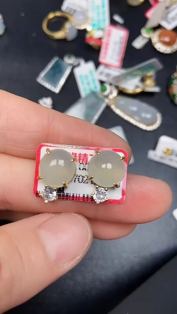 银S925镶嵌戒指翡翠3760