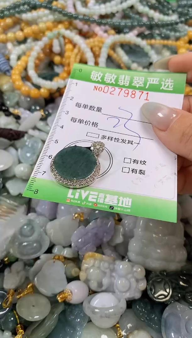 翡翠未镶嵌颈饰闪购0279871