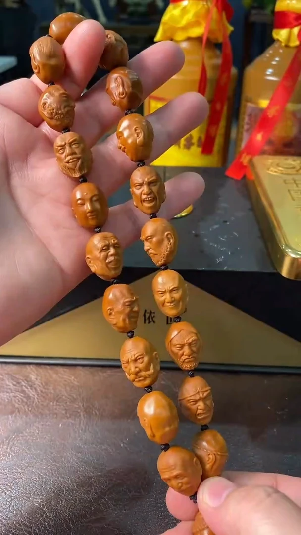 橄榄核手串/手链04-十八罗汉一条
