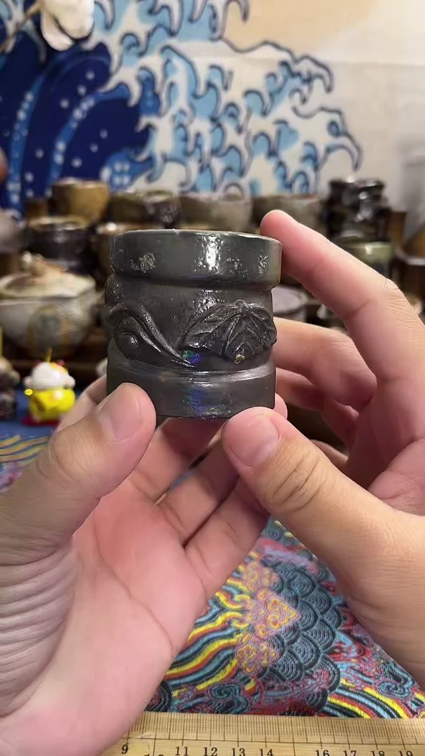 盖置日式备前烧茶具茶周边