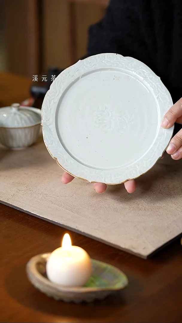 湖田窑 单只壶承~ 好看好看~