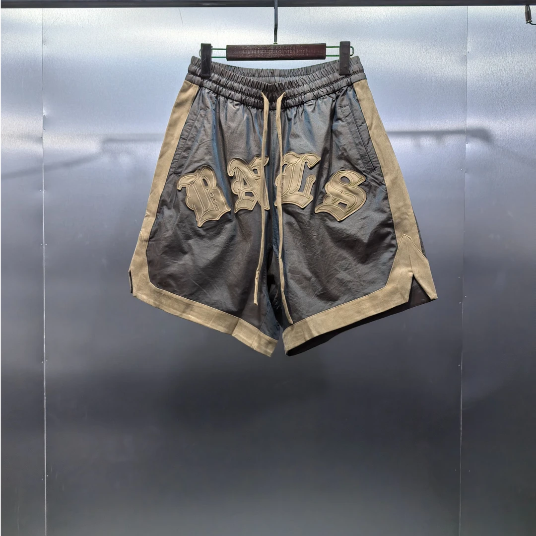 A02-2184-BON夏季变色拼接风格时尚短裤