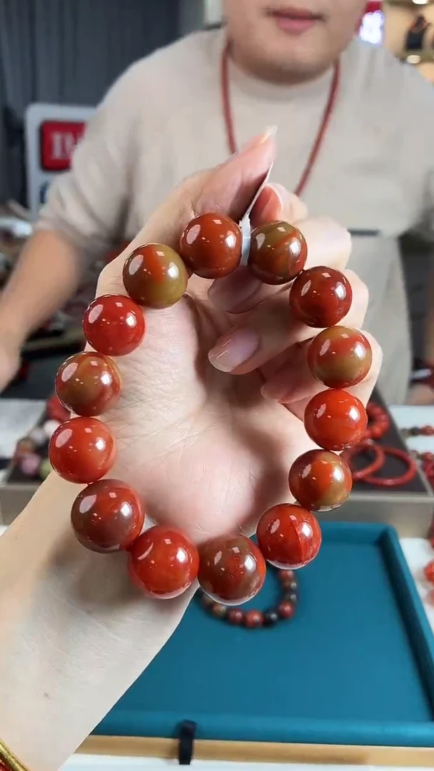 未镶嵌大山包收藏级手串16mm南红玛瑙断***叉一个/条