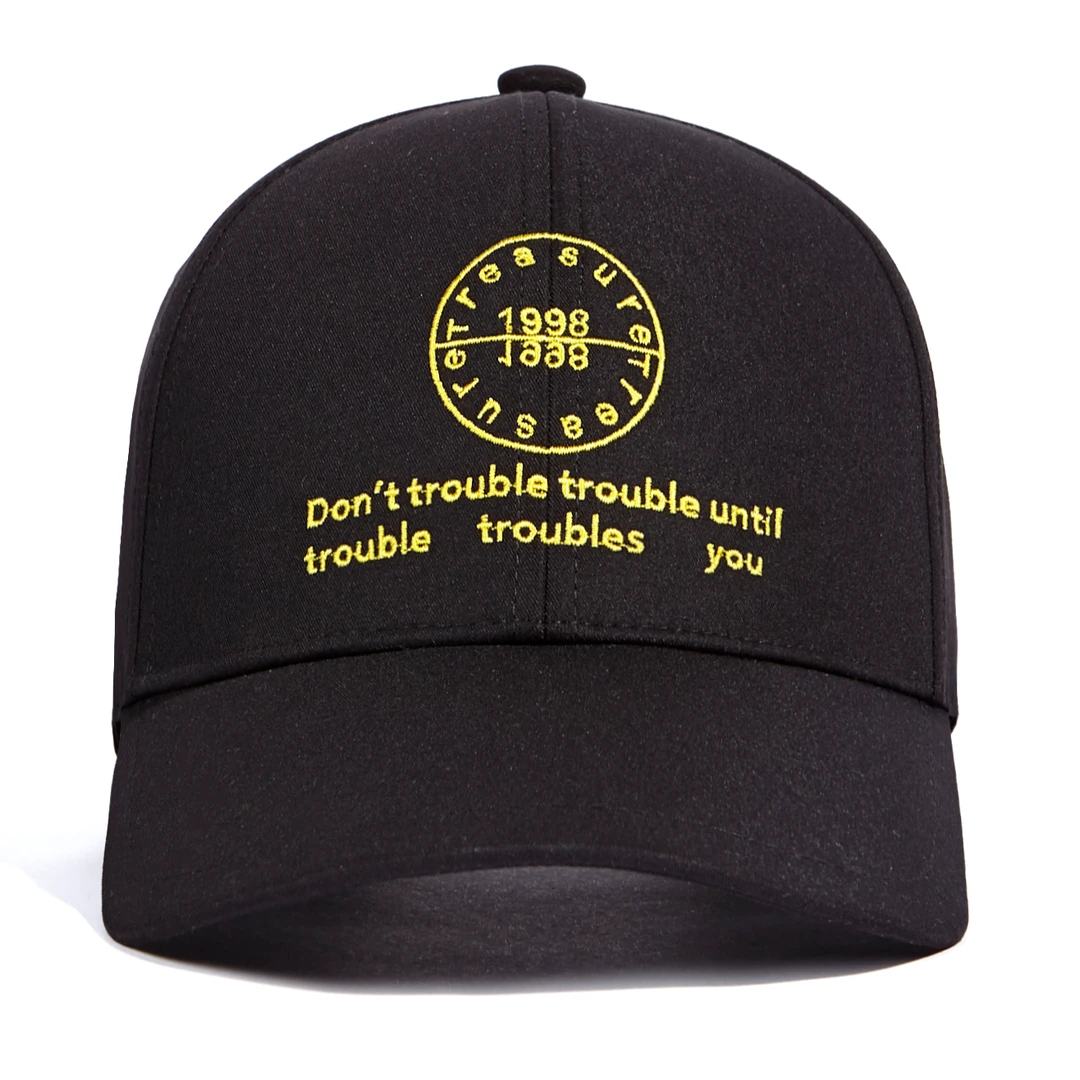 【硬顶】97纯色字母印花棒球帽男女士通用户外休闲帽