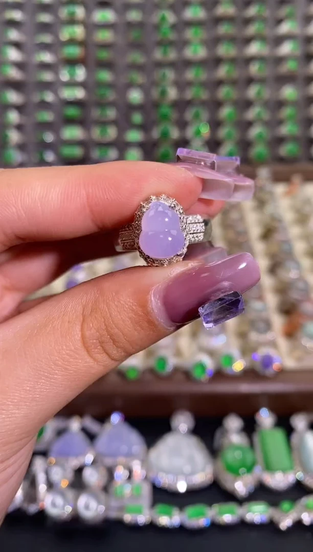 未镶嵌戒指翡翠天然缅甸A货翡翠未镶嵌 粉丝福利