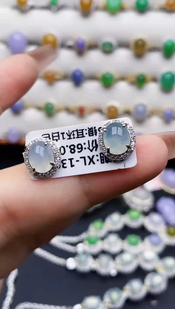 银S925镶嵌戒指翡翠1506