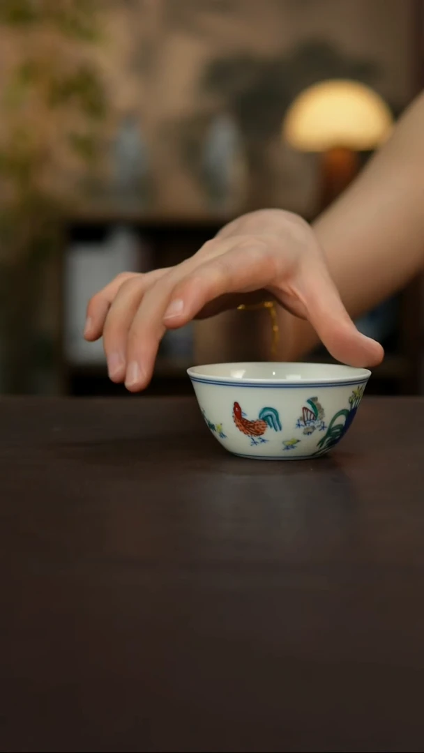 杯景德镇陶瓷杯碗柴烧多人