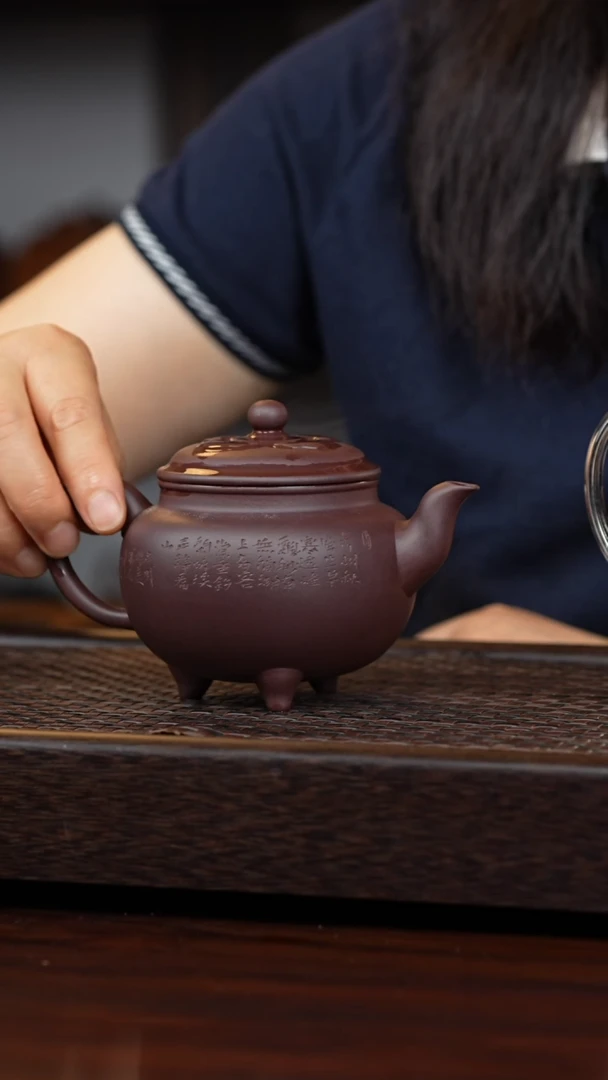 茶壶紫砂丹壶溢香紫砂壶300毫升