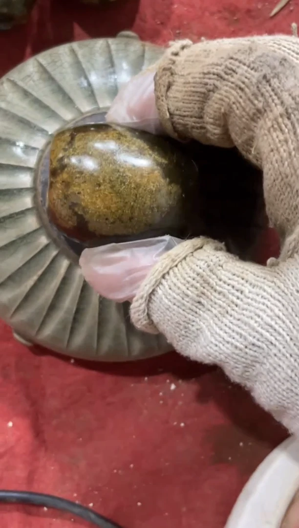 瓷片手工，手绘，陶瓷