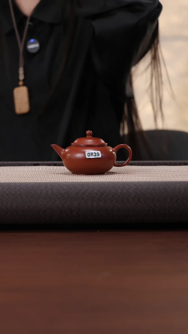 【闪购商品】紫砂茶壶839 WZ 朱泥 水平 110cc