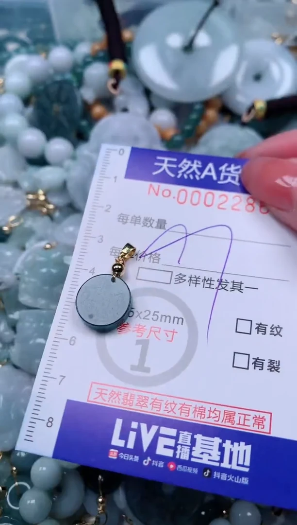 【闪购商品】翡翠颈饰未镶嵌00002286