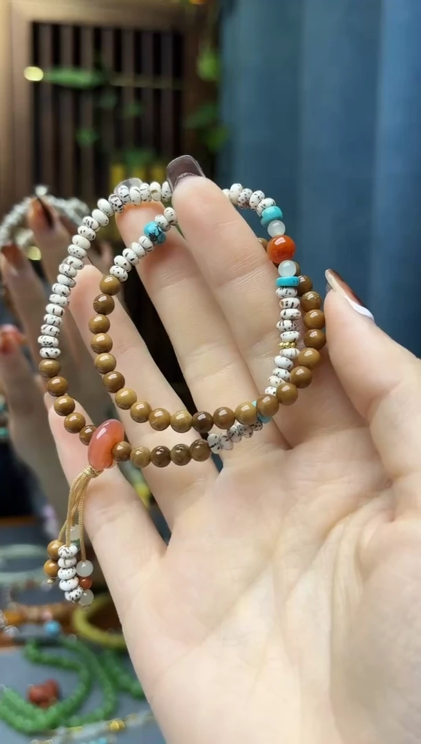 手串星月菩提星月菩提两圈手串ZD