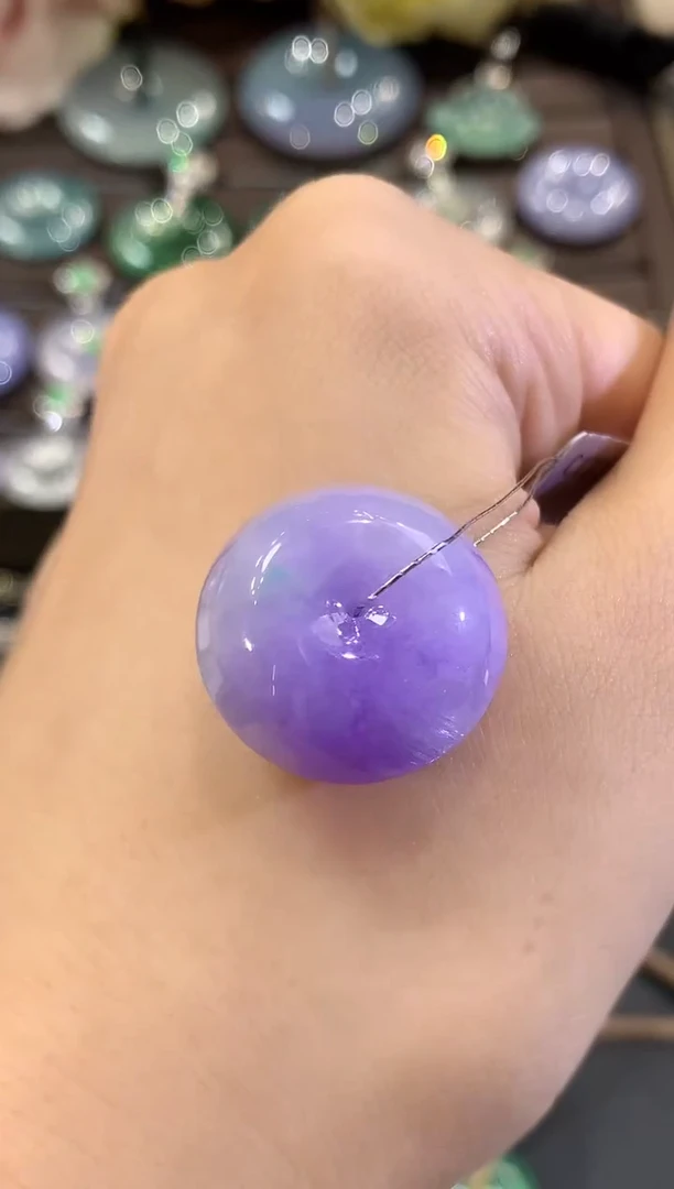 吊坠(不含链)未镶嵌翡翠B112 紫货有色差 多样性一件发货