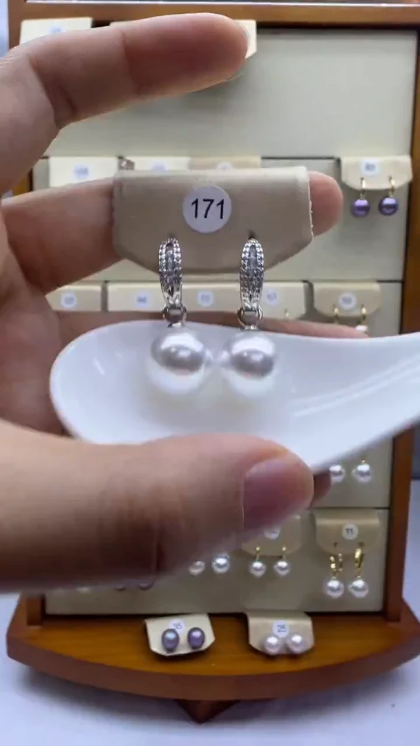 未镶嵌耳饰淡水珍珠171