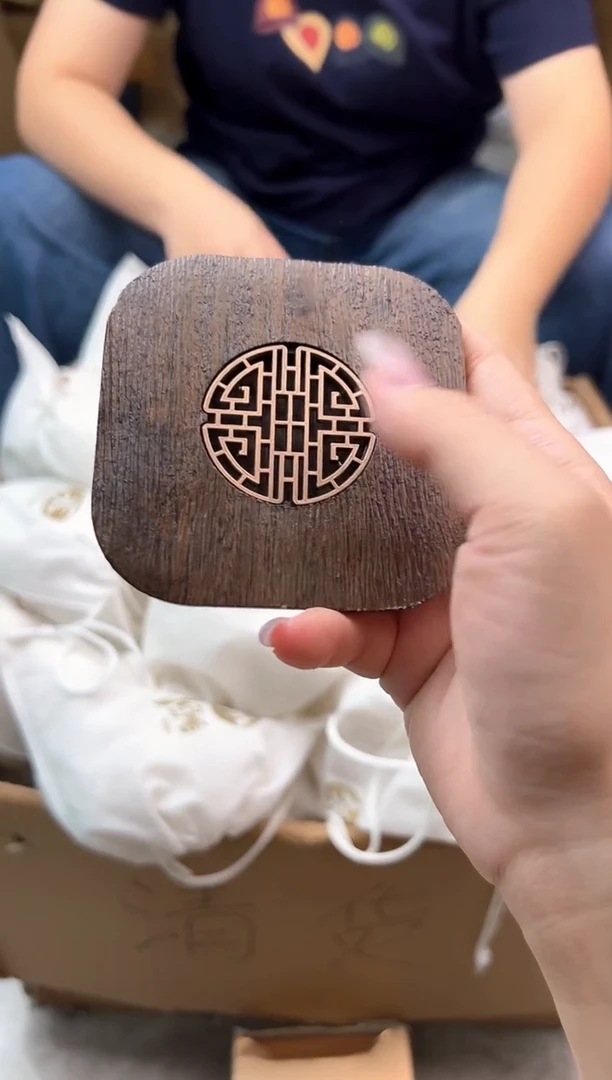 黑檀木杯垫
