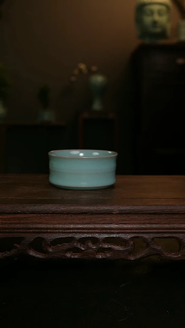 茶器仿古手工竹节杯