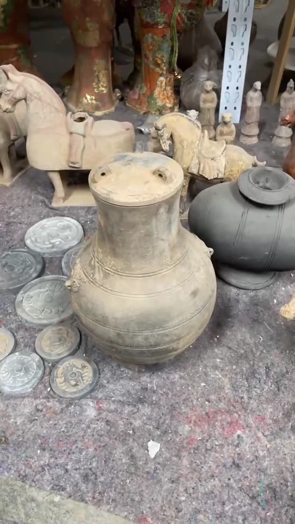 陶瓷蔡****校唐三彩手工陶瓷品