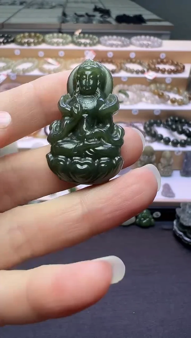 颈饰未镶嵌和田玉100号链接包容