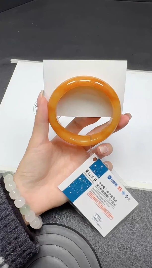 未镶嵌手镯石英质玉0127-微瑕-5859