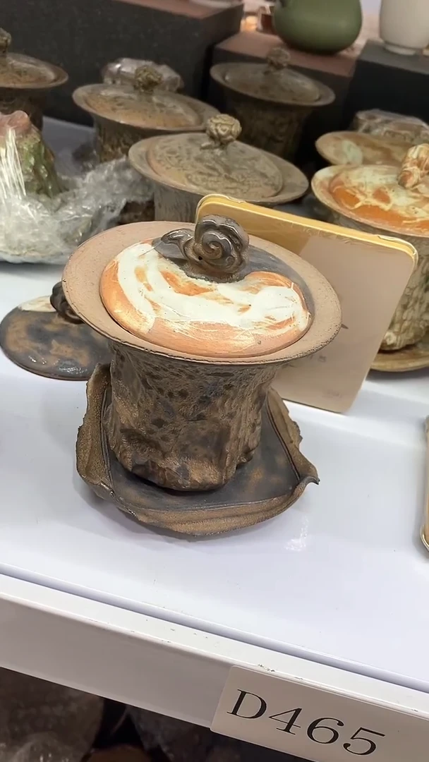 瓷片盖碗+茶叶陶瓷茶具茶器