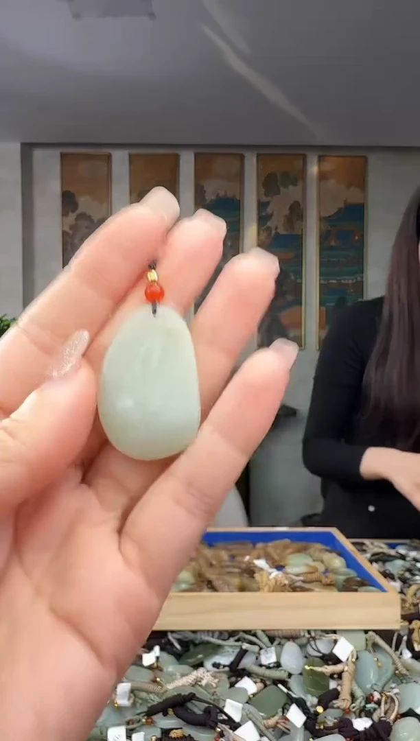 颈饰未镶嵌和田玉拍一发一多样性发货