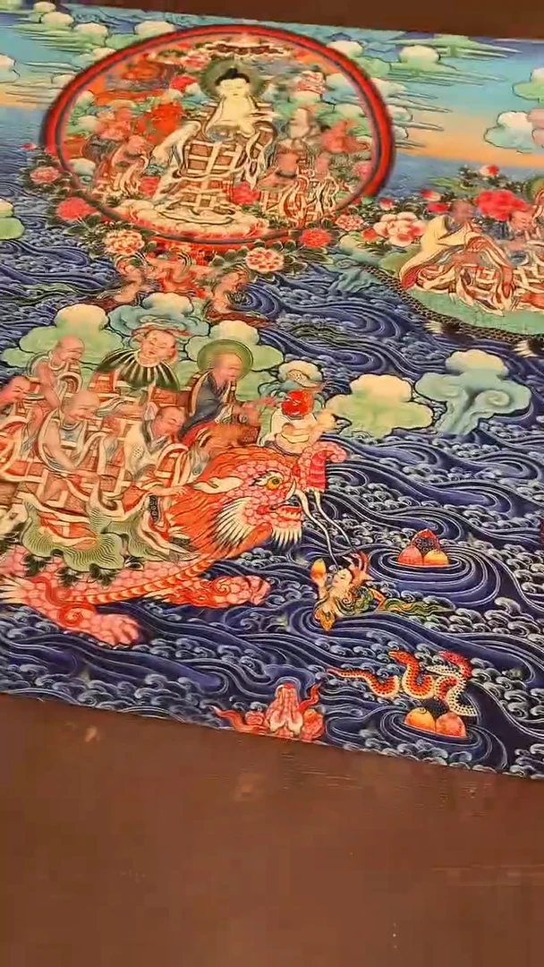 装裱画精美唐卡tk16077