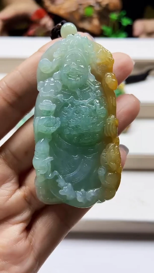 颈饰未镶嵌翡翠翡翠A货