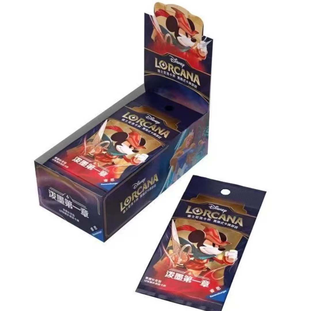 【肥组车平拆】迪士尼洛卡纳卡牌Lorcana 简中泼墨第一章常规包（肥）